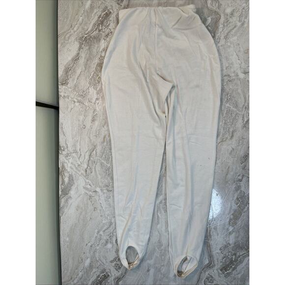 Vintage 80s 90s White Workout Aerobics Leggings Size Small - Picture 6 of 6